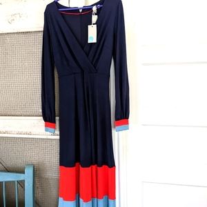 Boden dress sz4 color block Maxi